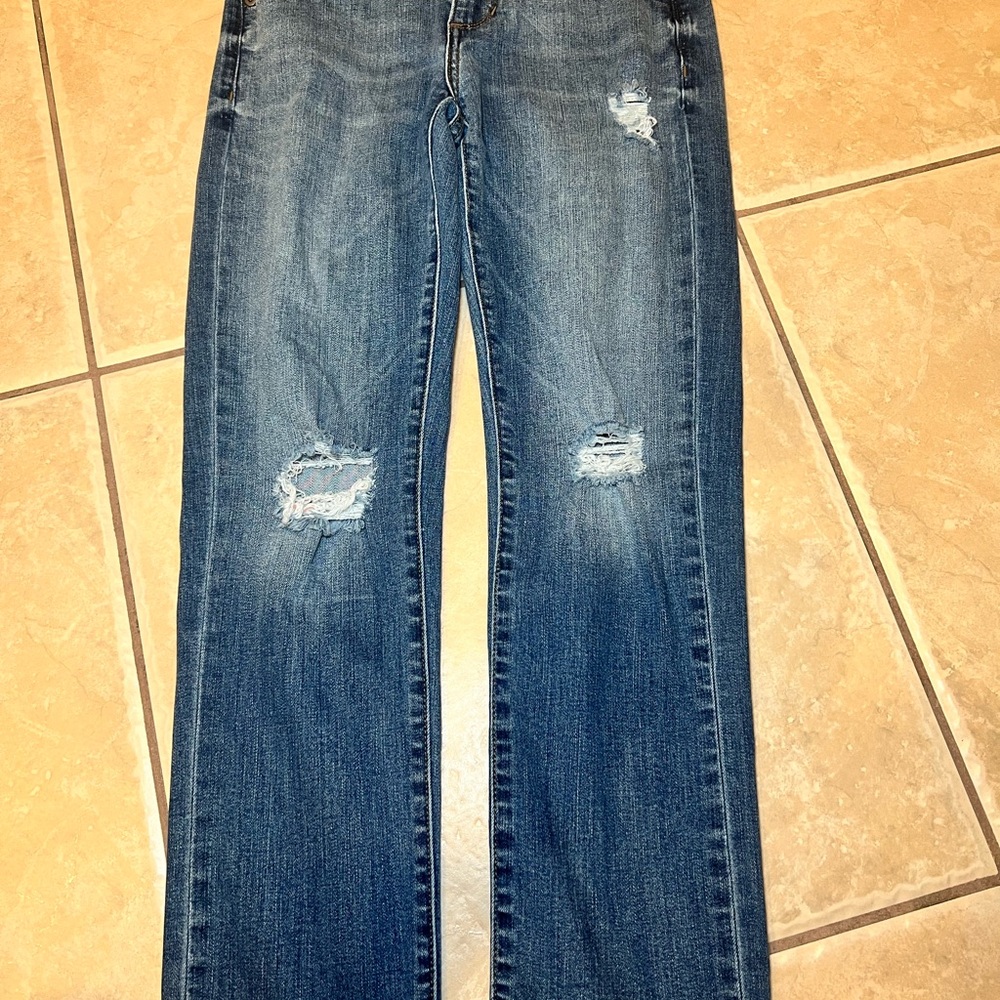 Banana Republic Women's Distressed Girlfriend Jeans